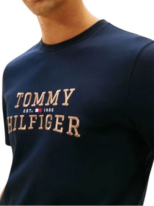 T-shirt girocollo logo Tommy Hilfiger | MW0MW42803DW5